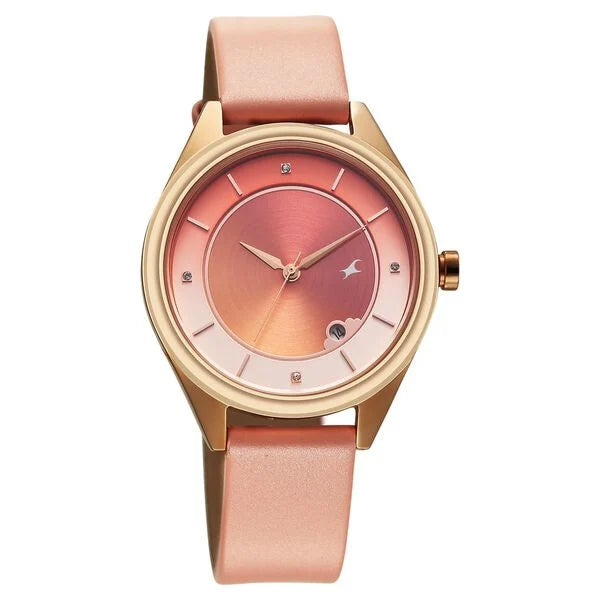 Fastrack Style Up Quartz Analog with Date Watch For Girls 6215wl01 - KRISHNA WATCH COMPANY