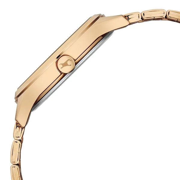 Fastrack Style Up Quartz Analog with Date Watch For Girls 6215WM02 - KRISHNA WATCH COMPANY