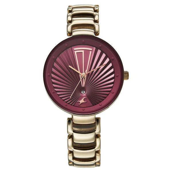 Fastrack Chrome K Watch For Girls 6216qm03 - KRISHNA WATCH COMPANY