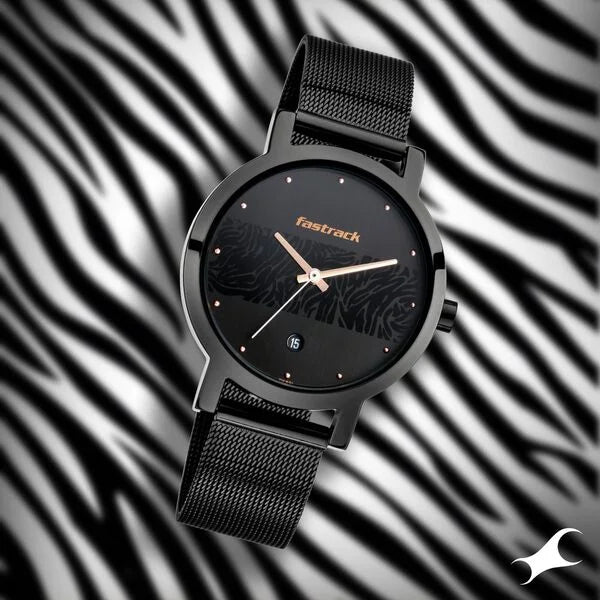 Fastrack Animal Print Quartz Analog Watch for Girls 6222nm01 - KRISHNA WATCH COMPANY