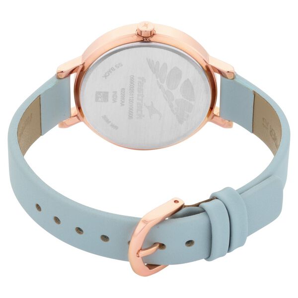 Fastrack Paint Me Quartz Analog Blue Dial Leather Strap Watch for Girls NS6229WL01 - KRISHNA WATCH COMPANY