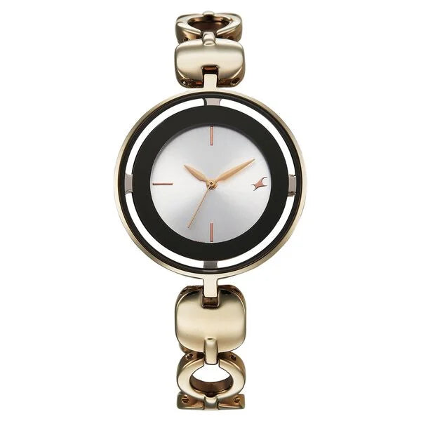 Fastrack Chrome K Quartz Analog Watch For Girls 6237QM04 - KRISHNA WATCH COMPANY