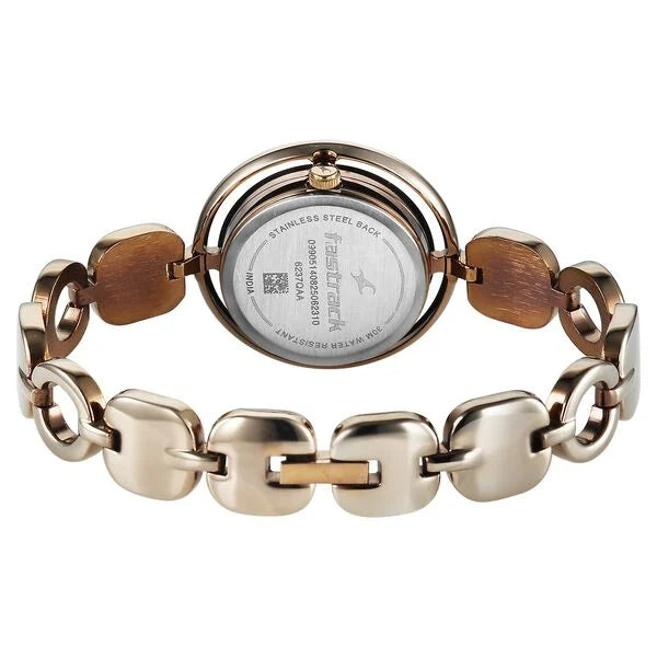 Fastrack Chrome K Quartz Analog Watch For Girls 6237QM04 - KRISHNA WATCH COMPANY