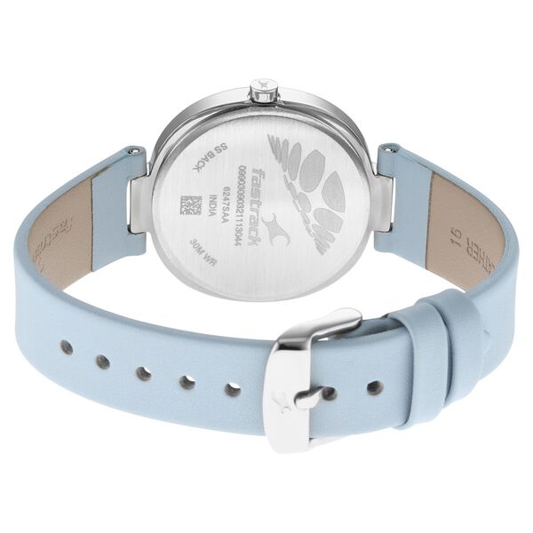 Fastrack Stunners Quartz Analog Blue Dial Watch for Girls - 6247SL02 - KRISHNA WATCH COMPANY