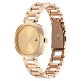 Fastrack Stunners Quartz Analog Golden Dial Stainless Steel Strap Watch for Girls NR6247WM01 - KRISHNA WATCH COMPANY
