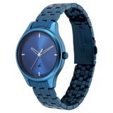 STUNNER IN BLUE DIAL & METAL STRAP 6248QM01 - KRISHNA WATCH COMPANY