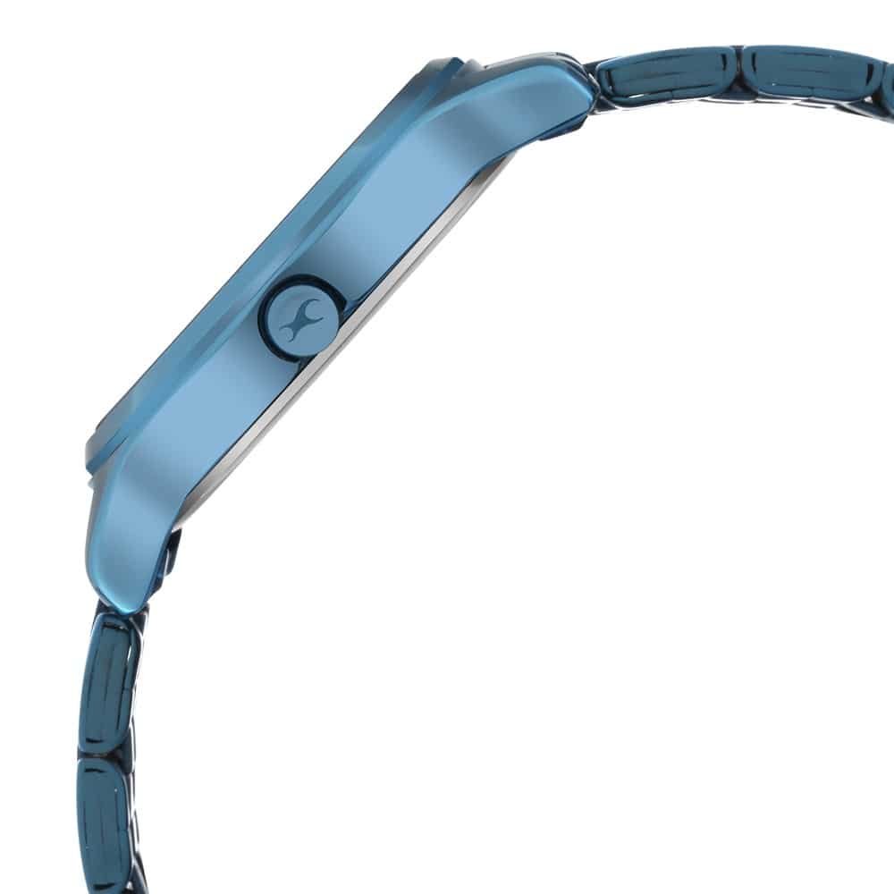 STUNNER IN BLUE DIAL & METAL STRAP 6248QM01 - KRISHNA WATCH COMPANY