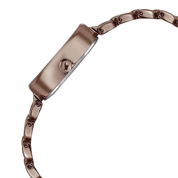 Fastrack Style Up Brown Dial Metal Strap Watch for Girls 6258QM02 - KRISHNA WATCH COMPANY