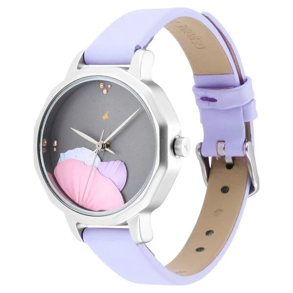 Fastrack Uptown Retreat Quartz Analog Grey DialWatch for Girls - 6259SL01 - KRISHNA WATCH COMPANY