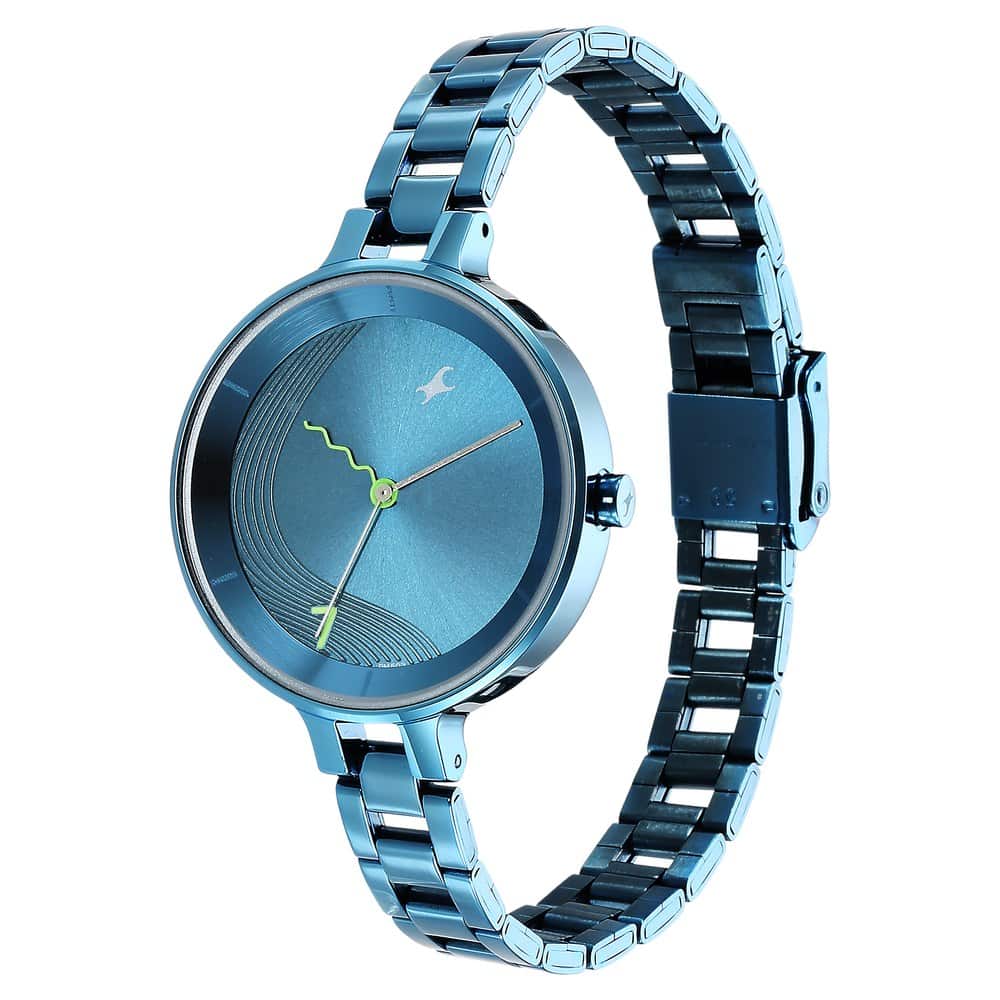 STUNNERS 3.0 BLUE DIAL METAL STRAP WATCH 6265QM01 - KRISHNA WATCH COMPANY