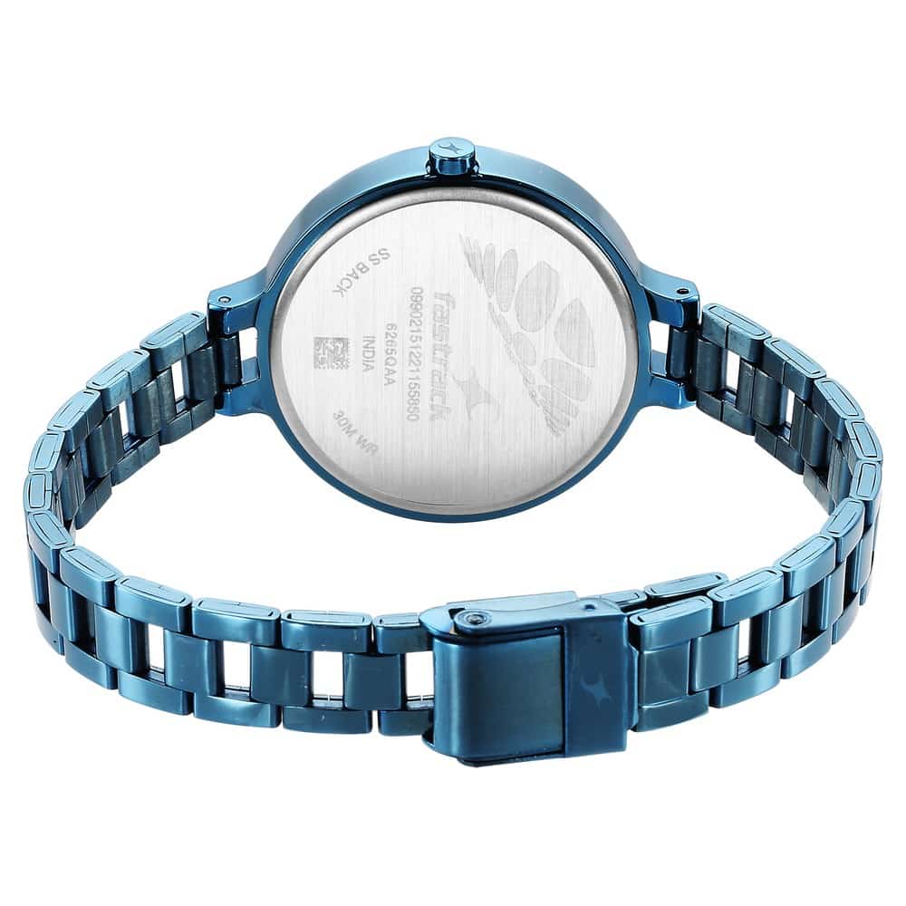 STUNNERS 3.0 BLUE DIAL METAL STRAP WATCH 6265QM01 - KRISHNA WATCH COMPANY