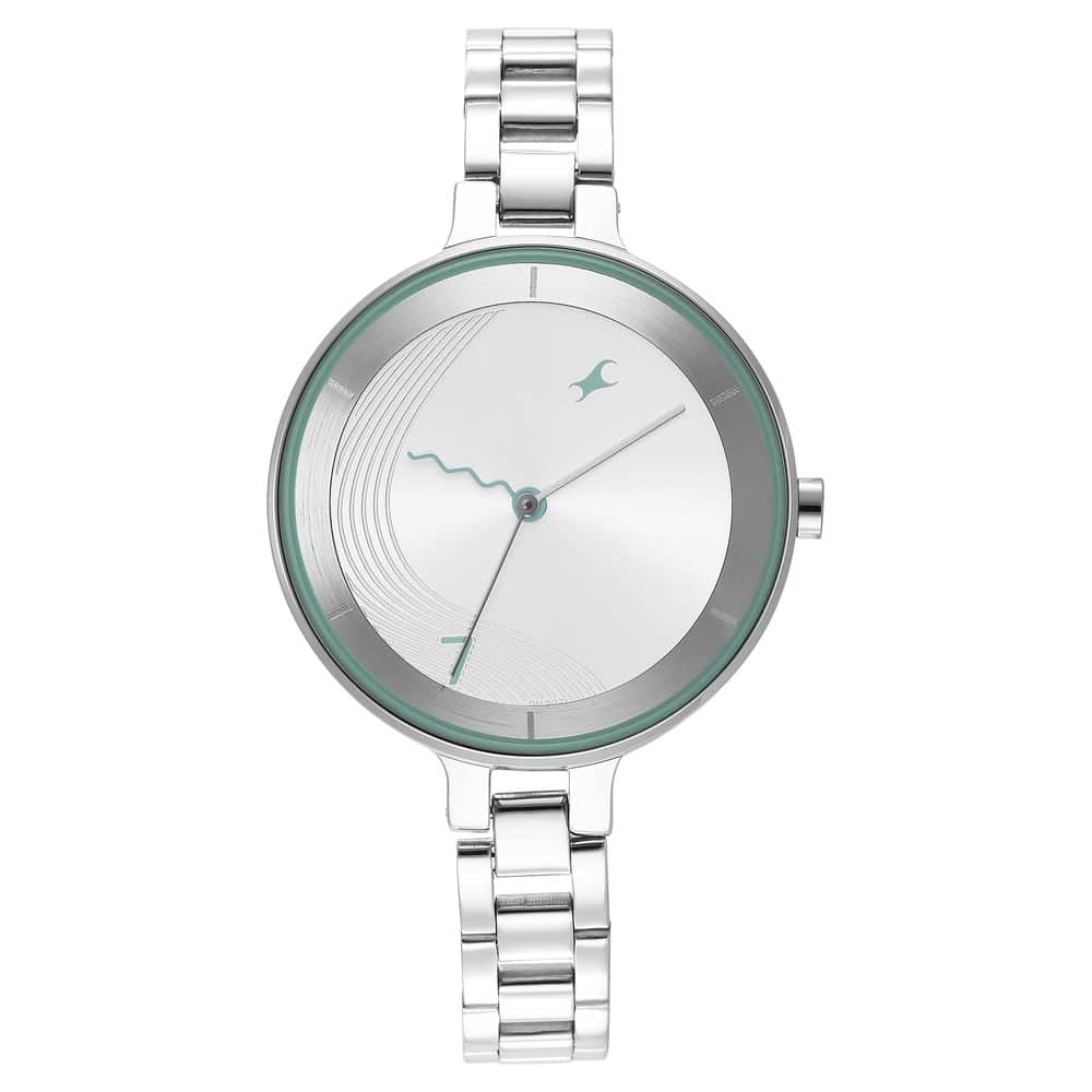 STUNNERS 3.0 SILVER DIAL METAL STRAP WATCH - 6265SM01 - KRISHNA WATCH COMPANY