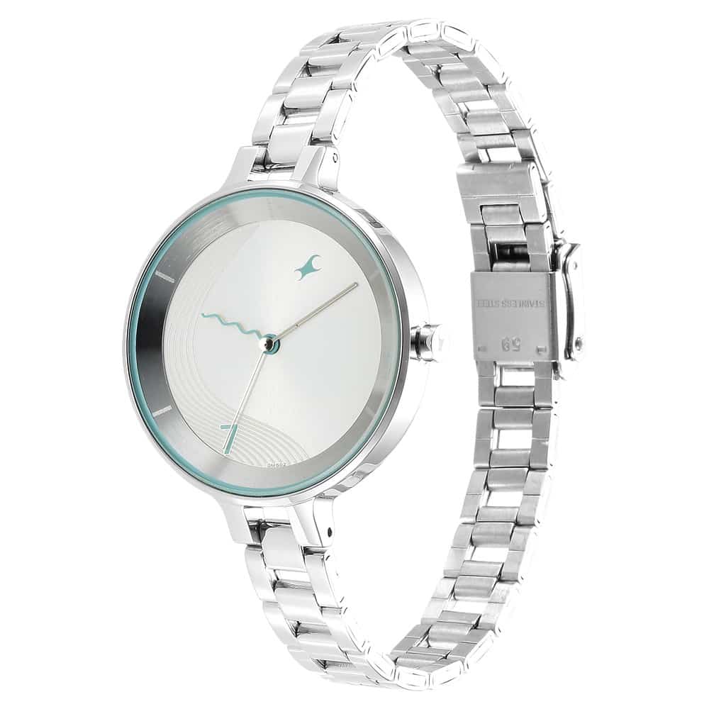 STUNNERS 3.0 SILVER DIAL METAL STRAP WATCH - 6265SM01 - KRISHNA WATCH COMPANY