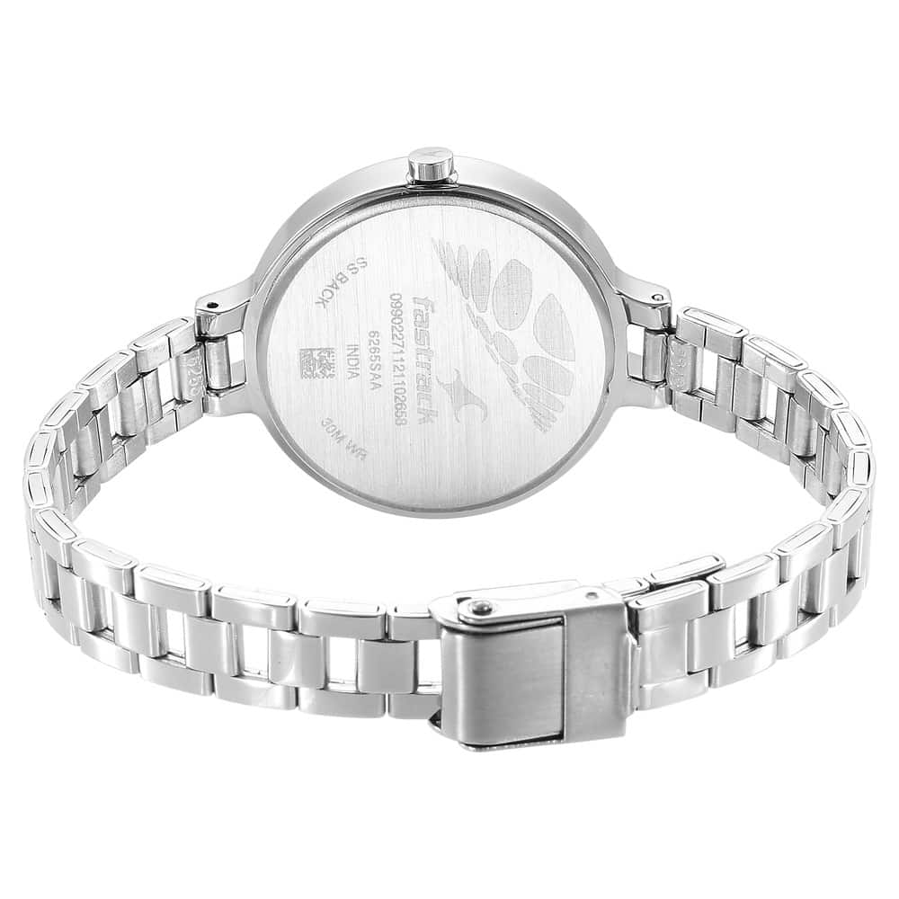 STUNNERS 3.0 SILVER DIAL METAL STRAP WATCH - 6265SM01 - KRISHNA WATCH COMPANY