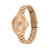 Fastrack Stunners Quartz Analog Rose Gold dial Stainless Steel Strap Watch for Girls - 6267WM01 - KRISHNA WATCH COMPANY