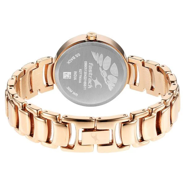 Fastrack Uptown Retreat Quartz Analog Watch for Girls - 6277WM01 - KRISHNA WATCH COMPANY