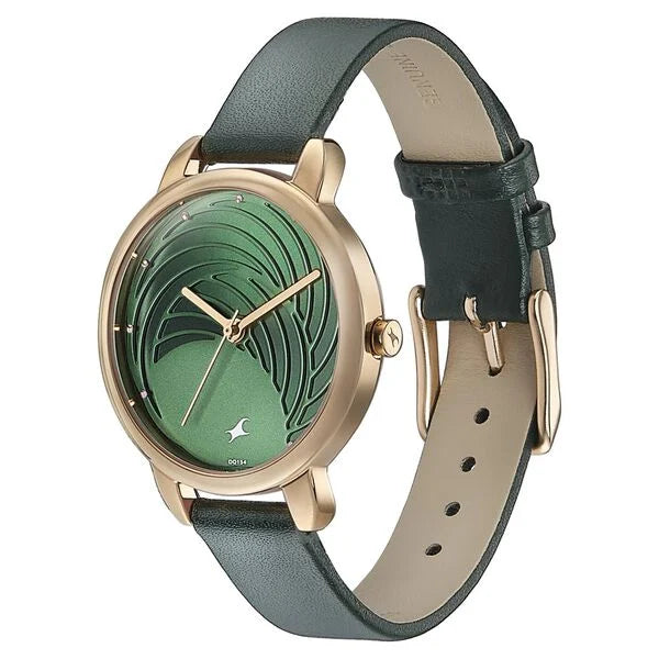 Fastrack Stunners Quartz Multifunction Green Dial Watch for Girls - 6282WL01 - KRISHNA WATCH COMPANY
