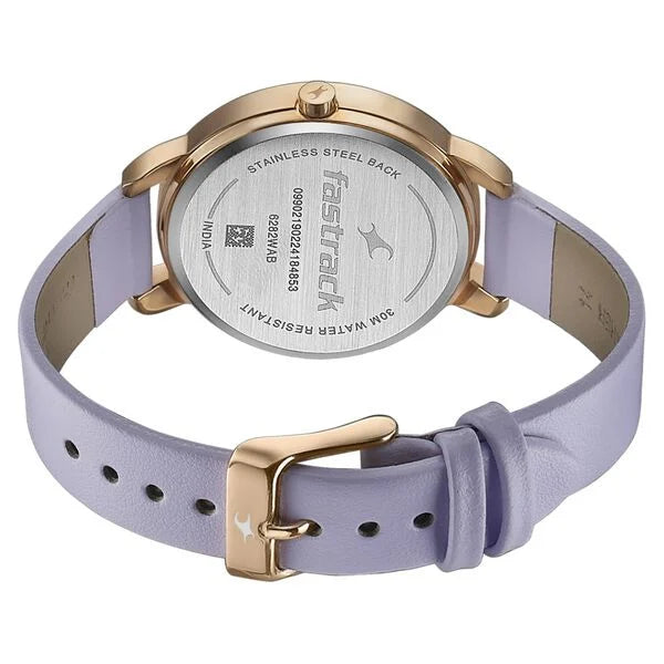 Fastrack Stunners Quartz Multifunction Purple Dial Watch for Girls - 6282WL02 - KRISHNA WATCH COMPANY
