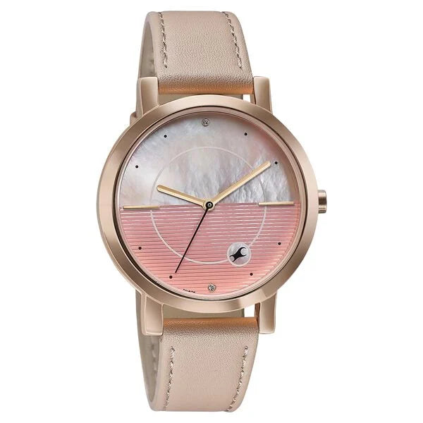 Fastrack Style Up Quartz Analog Watch For Girls 6284wl03 - KRISHNA WATCH COMPANY
