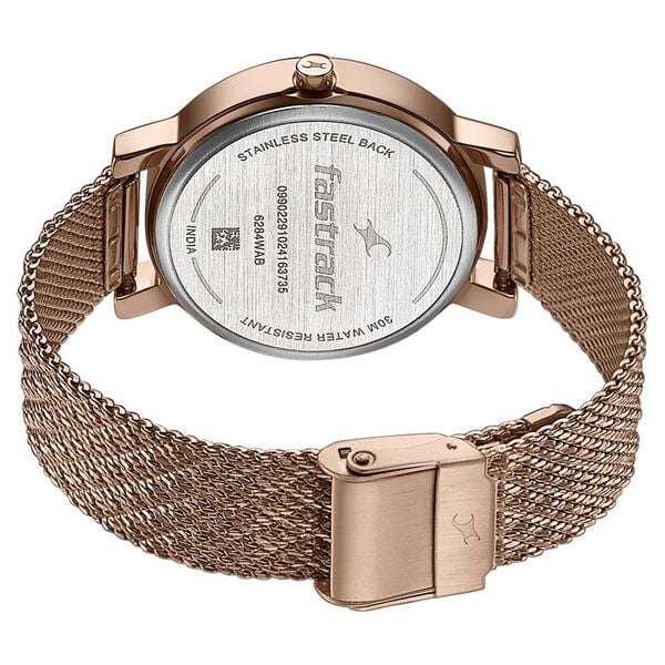 Fastrack Style Up Quartz Analog Watch For Girls 6284wm05 - KRISHNA WATCH COMPANY