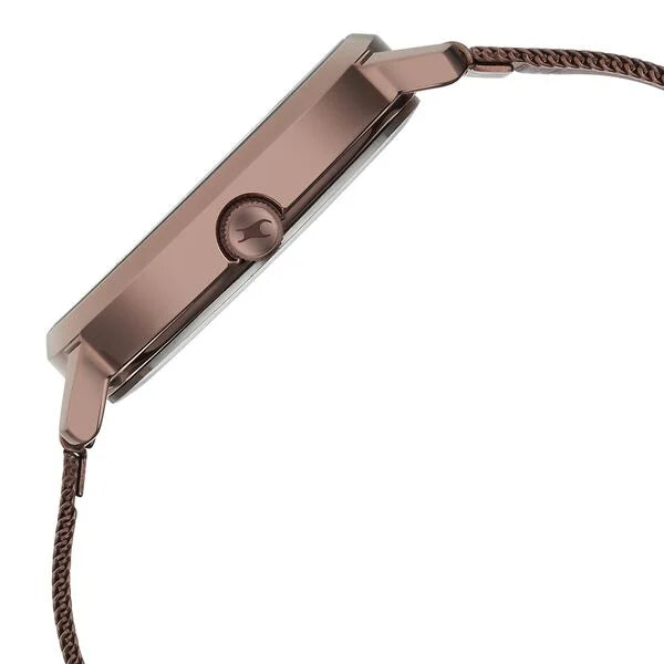 Fastrack Urban Camo Brown Dial Watch for Girls ns6287qm01 / 6287qm01 - KRISHNA WATCH COMPANY