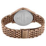 Fastrack Crush Quartz Analog Brown Dial Stainless Steel Strap Watch for Girls NT6292qm01