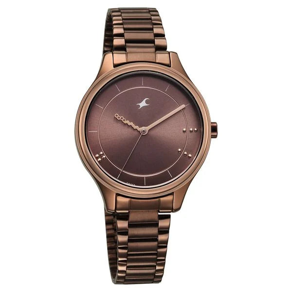 Fastrack Stunners Quartz Analog Watch For Girls - 6296QM01 - KRISHNA WATCH COMPANY