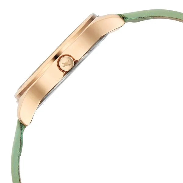 Fastrack Stunners Quartz Analog Green Dial Green Watch For Girls - 6296WL02 - KRISHNA WATCH COMPANY