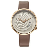 Fastrack Groove Quartz Analog with Date Girls Leather Watch 6314wl01