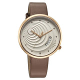 Fastrack Groove Quartz Analog with Date Girls Leather Watch 6314wl01