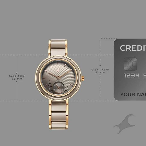 Fastrack Oceanyx - Ceramic Dial Watch For Girls 6315kd02 - KRISHNA WATCH COMPANY