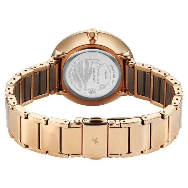 Fastrack Oceanyx - Ceramic Dial Watch For Girls 6315kd02 - KRISHNA WATCH COMPANY