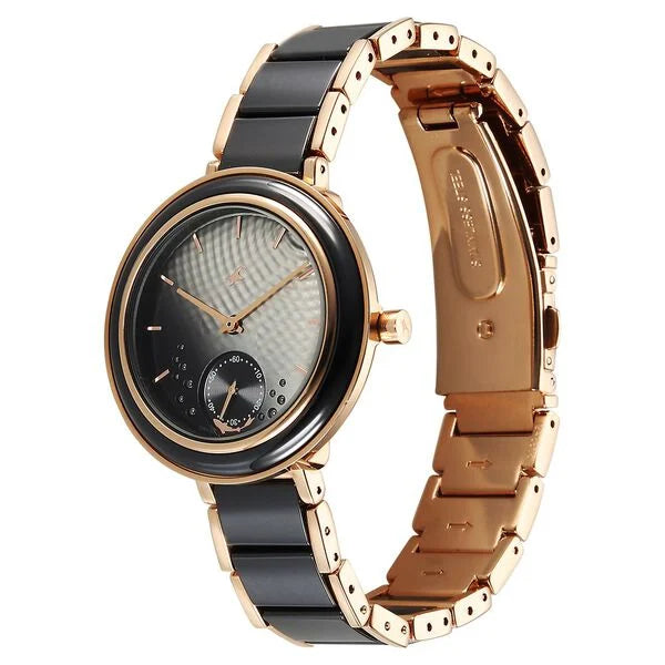Fastrack Oceanyx - Ceramic Black Dial Watch For Girls 6315kd03 - KRISHNA WATCH COMPANY