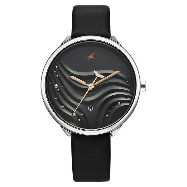 Fastrack Oceanyx Black Dial Watch For Girls 6316sl01 - KRISHNA WATCH COMPANY