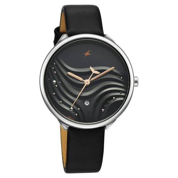 Fastrack Oceanyx Black Dial Watch For Girls 6316sl01 - KRISHNA WATCH COMPANY