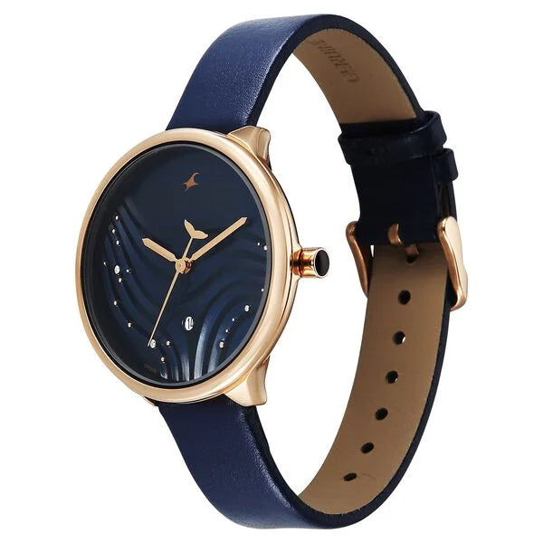 Fastrack Oceanyx Blue Dial Watch For Girls 6316wl01 - KRISHNA WATCH COMPANY