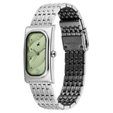 Fastrack Gelato silver analog bracelet watch with Matcha Green dial for Girls - 6328SM01