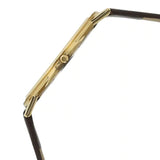 Titan Edge White Dial Brown Leather Strap Watch 679YL01