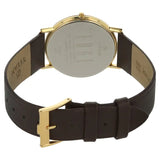 Titan Edge White Dial Brown Leather Strap Watch 679YL01