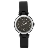 Fastrack Trendies Quartz Analog Black Dial Silicone Strap Watch for Girls NR68015PP01