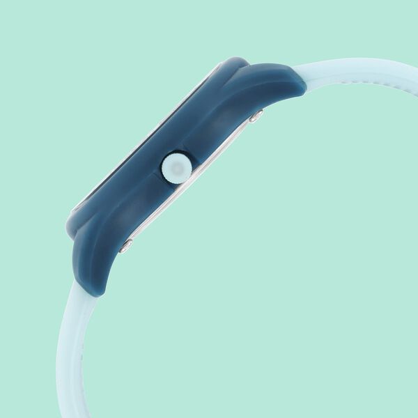 Fastrack Monochrome Quartz Analog Blue Dial Silicone Strap Watch for Girls ns68023pp03w / 68023pp03 - KRISHNA WATCH COMPANY