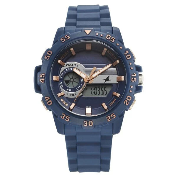 Fastrack Street line Silicone Strap Watch for Girls - 68029PP03 - KRISHNA WATCH COMPANY