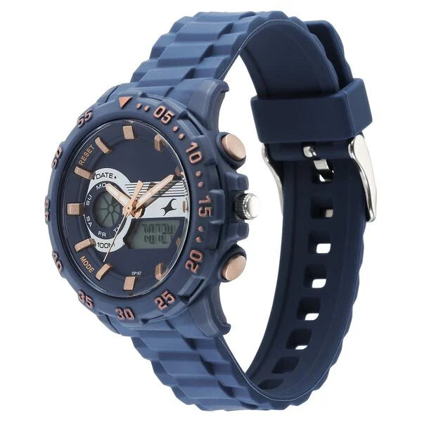 Fastrack Street line Silicone Strap Watch for Girls - 68029PP03 - KRISHNA WATCH COMPANY