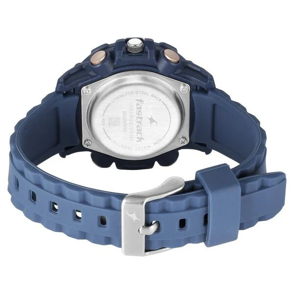 Fastrack Street line Silicone Strap Watch for Girls - 68029PP03 - KRISHNA WATCH COMPANY