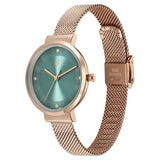 Fastrack Stunners X Quartz Analog Green Dial Watch For Girls - 68045WM01