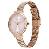 Fastrack Stunners X Quartz Analog Pink Dial Stainless Steel Strap Watch For Girls 68045wm02 - KRISHNA WATCH COMPANY