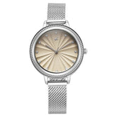 Fastrack Stunners X Quartz Analog Ivory Dial Watch For Girls - 68048SM02