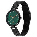 Fastrack Stunners X Quartz Analog Green Mother Of Pearl Dial Watch For Girls - 68049NM01