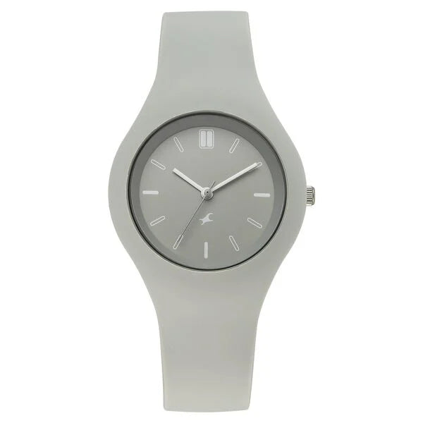 Fastrack Tweens Quartz Analog Silicone Strap Watch - 68050PP02W - KRISHNA WATCH COMPANY