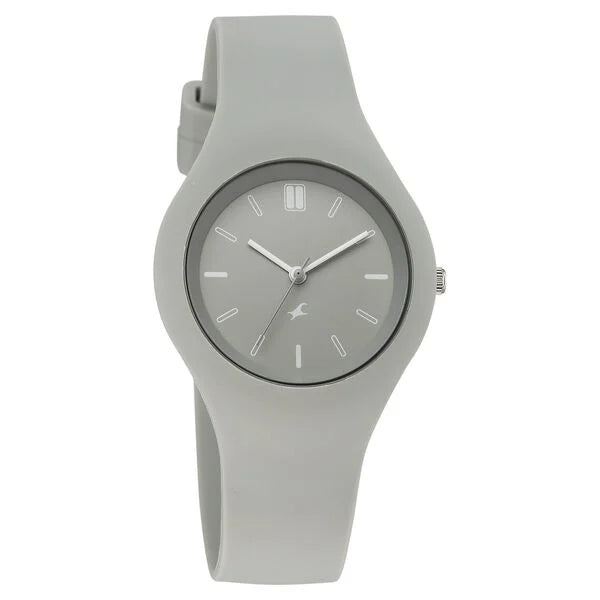 Fastrack Tweens Quartz Analog Silicone Strap Watch - 68050PP02W - KRISHNA WATCH COMPANY